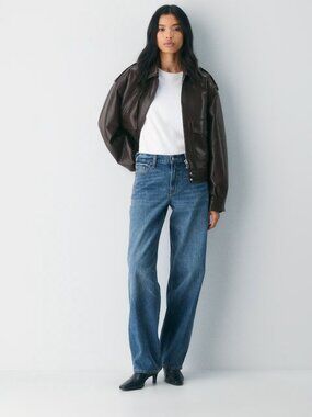 nwt ARITZIA Denim Forum 90s Vintage Lo Rise Baggy Tapered Jeans (29W)
